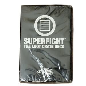 Superfight Loot Crate Deck Card Game‎ Skybound 100 ct 2014 Fighting Funny Party